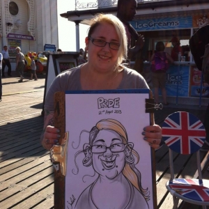 Brighton Pride caricature