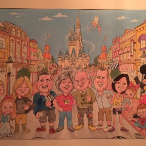 Disney caricature gift