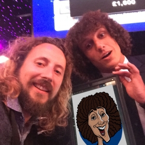 Caricature of footballer David Luiz