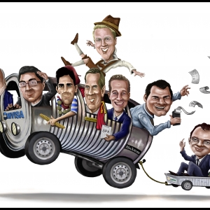 company caricature